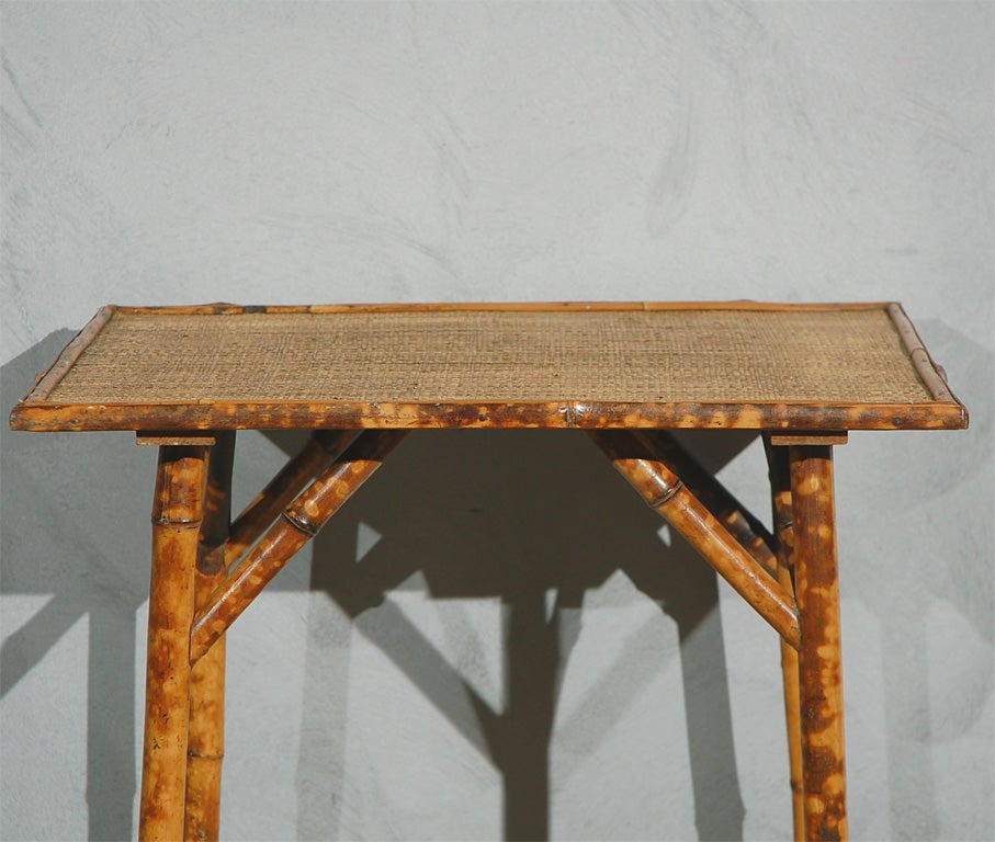 English Antique Bamboo Table 6