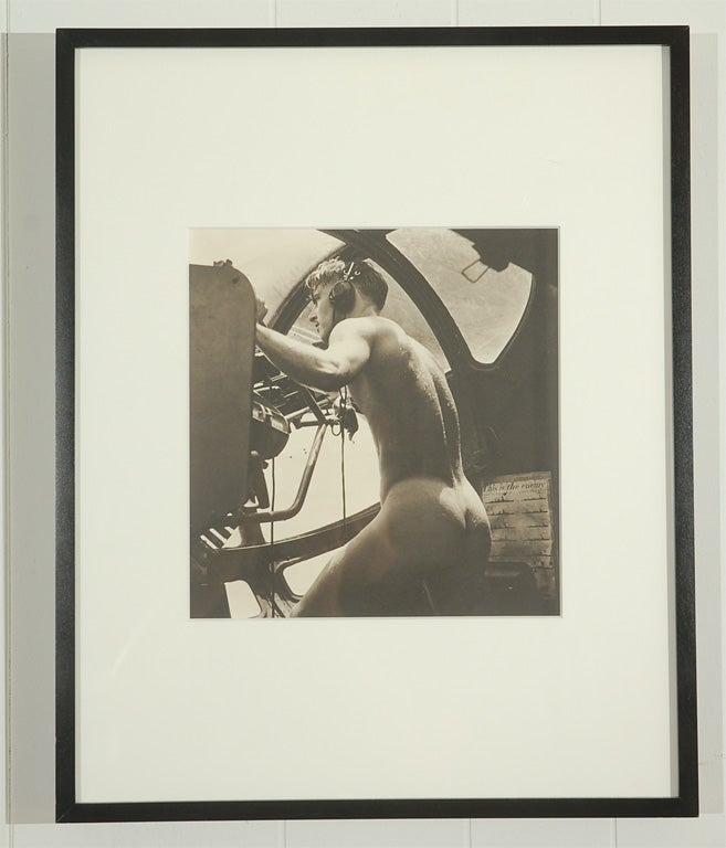 Silver Gel Photo of Gunner & Autographed book on Horace Bristol