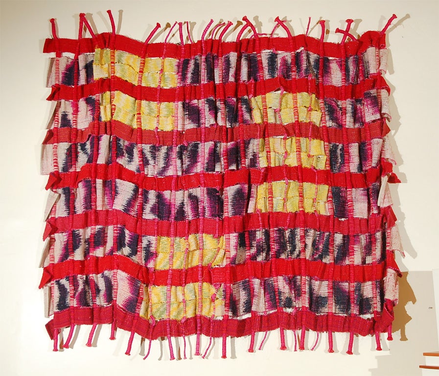 "Silk -Sisal #3  Large woven textile by Jim Bassler