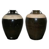 pair of large terrarcota jars