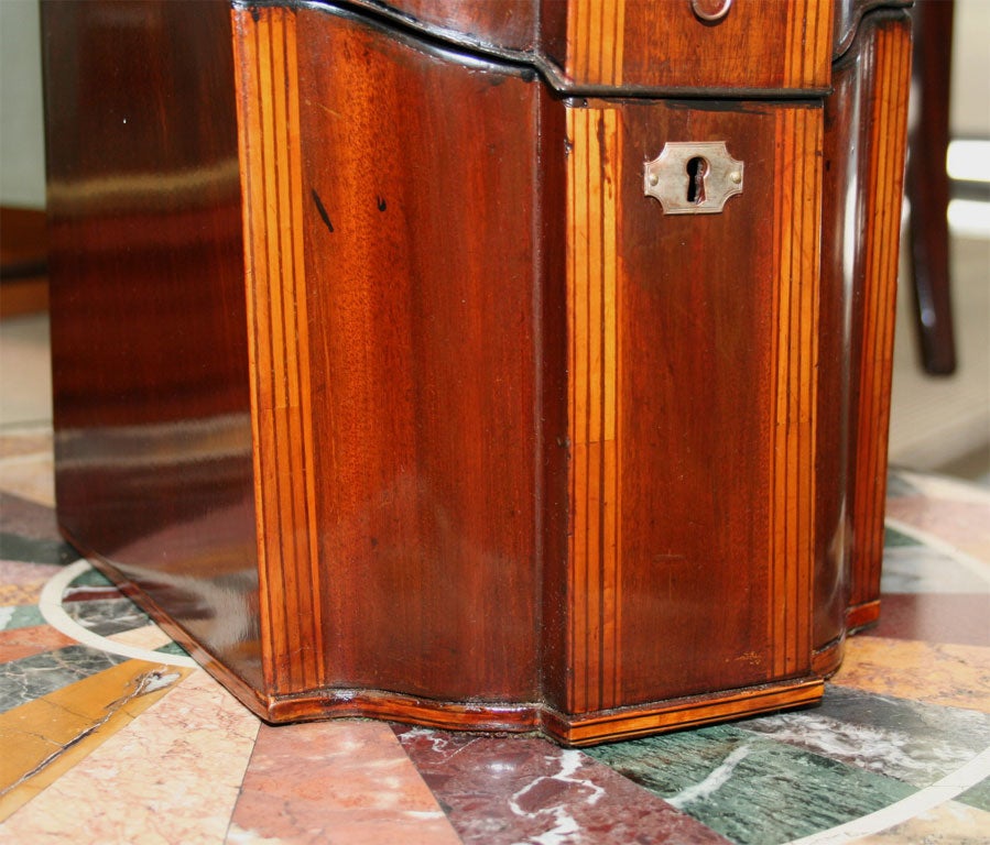 English Pair of Inlaid Mahogany Knife Boxes, circa 1790