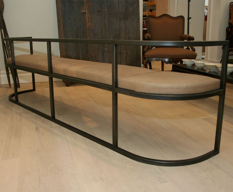 Lucca & Co. Custom Made Bench In Excellent Condition For Sale In New York, NY