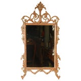 C. 1920 Carved Italian Mirror with Crispy Finish C. 1920 Carved Italian Mirror with Crispy Finish