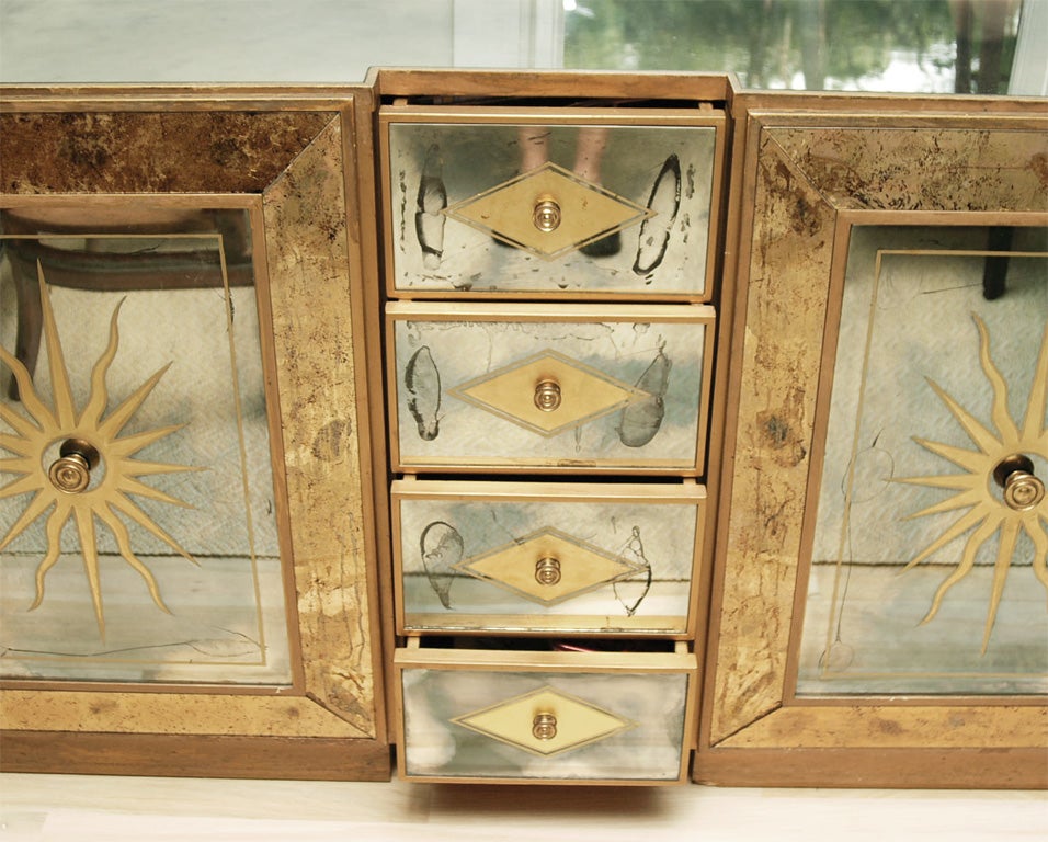 Eglomise Credenza 1950's