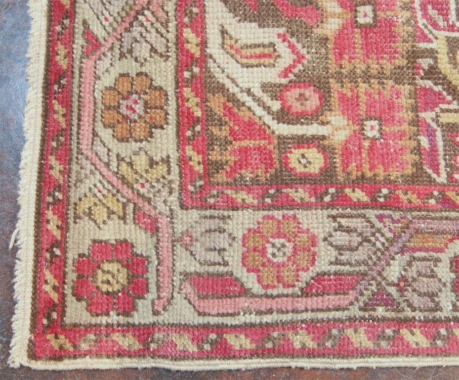 Ghiordes carpet with a fantastic range of colors.