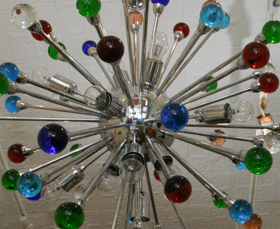 Venetian Glass Sputnik Chandelier 5
