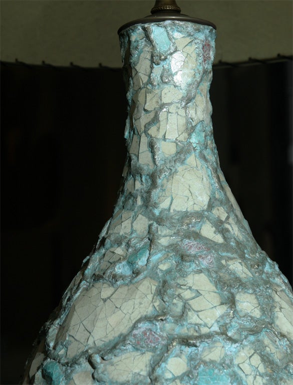 Mid-20th Century Helderberg Pottery Lamp