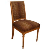 Set of 6 Louis XVI style dining room chairs by Jansen