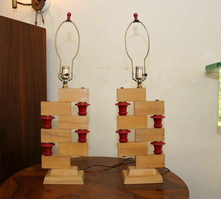Pair of 70's Table Lamps