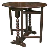 William and Mary Diminutive Oval Gate Leg Table