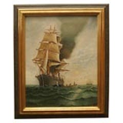 Nautical Painting: Sailing Ship 5