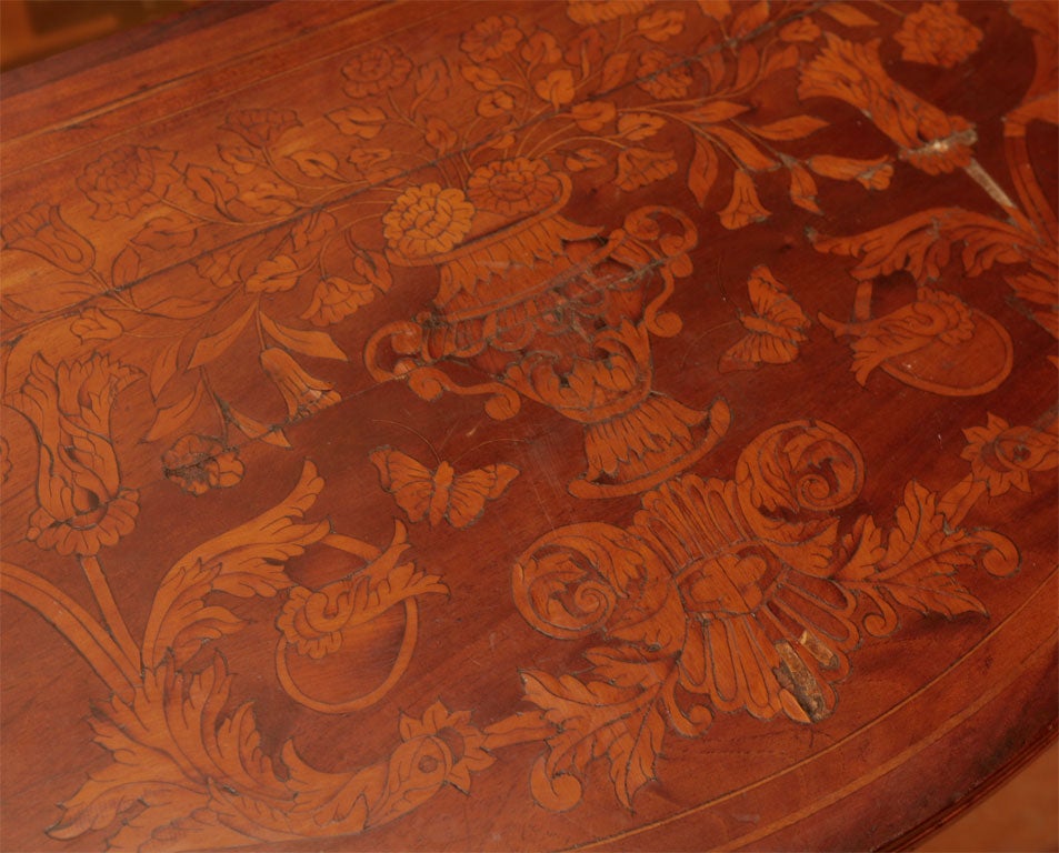 French Demi-Lune Game Table For Sale 5