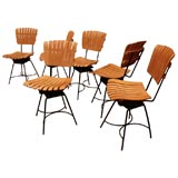 Set 6 Swivel Chairs