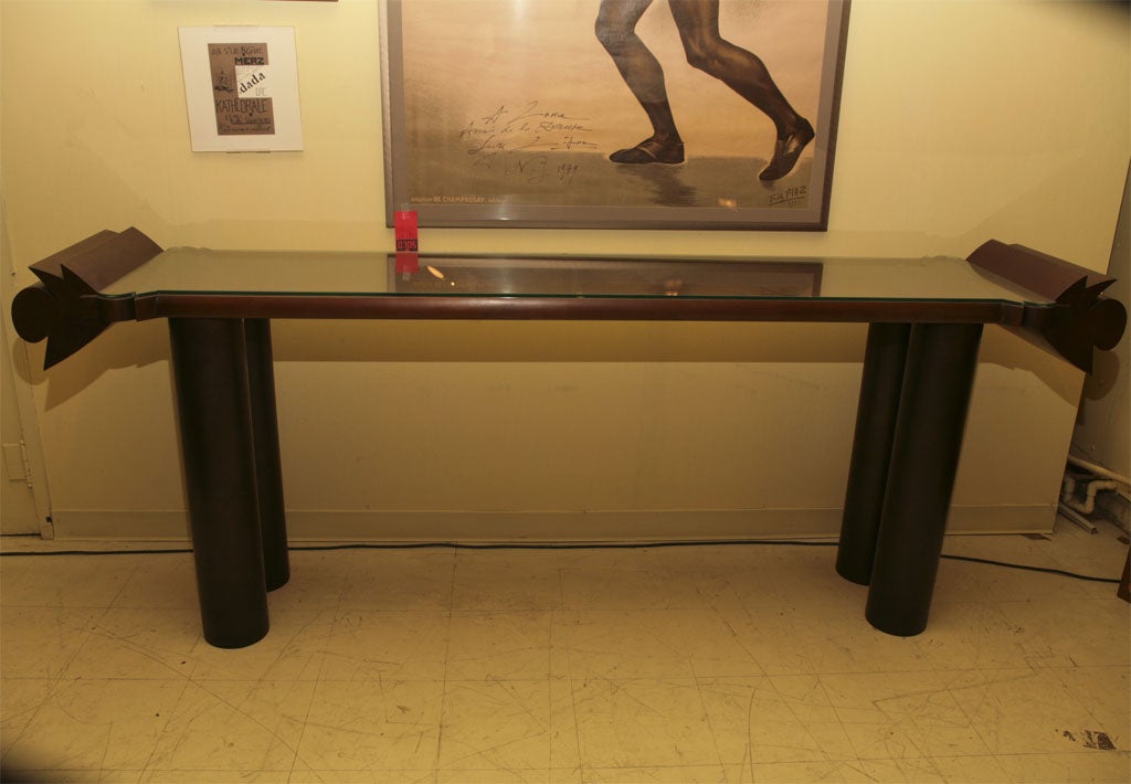 Patinated Bronze console by Gary Knox Bennett