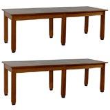 Pair of English Library Tables