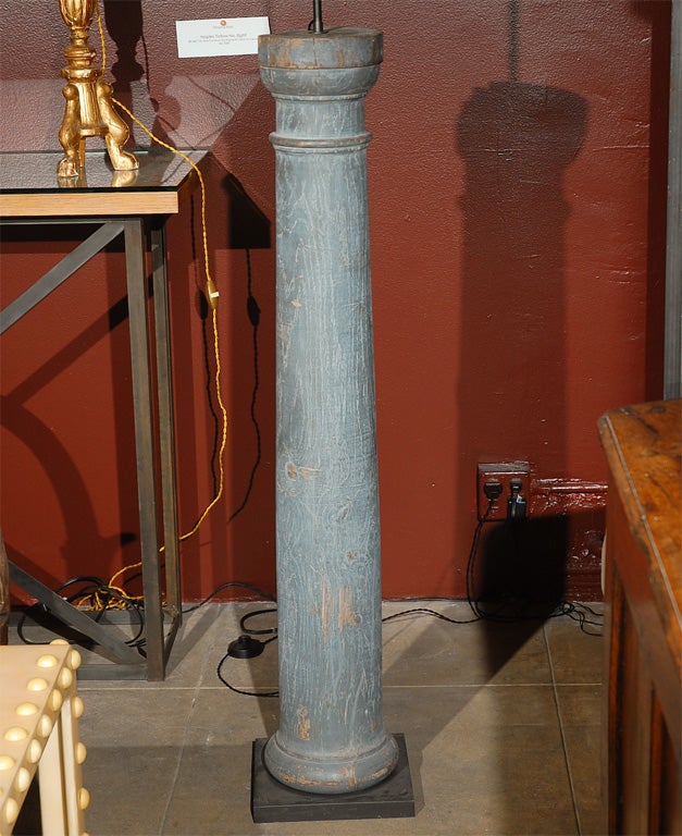 Pair of Column Floor Lamps