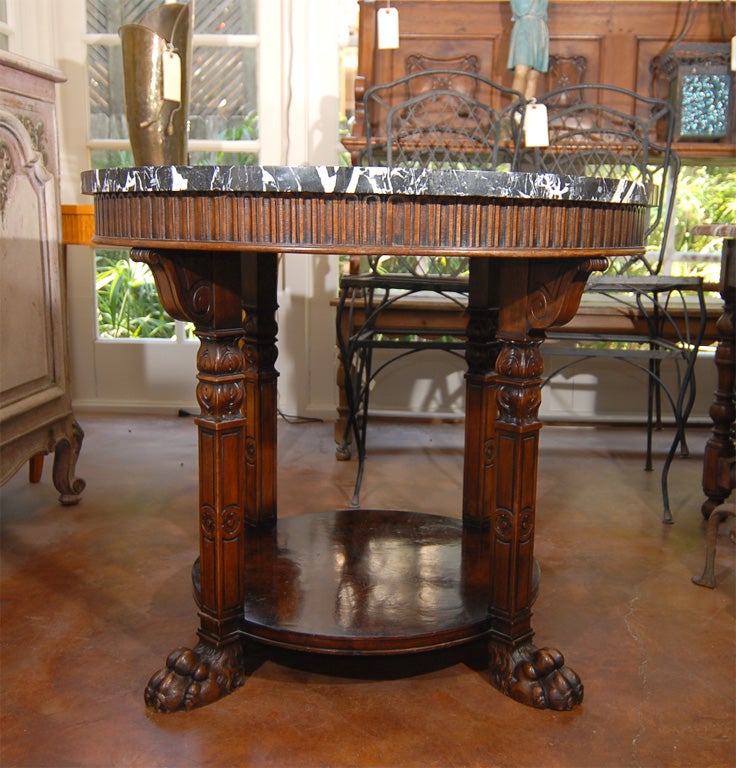 19TH CENTURY FRENCH LOUIS PHILIPPE CENTER TABLE