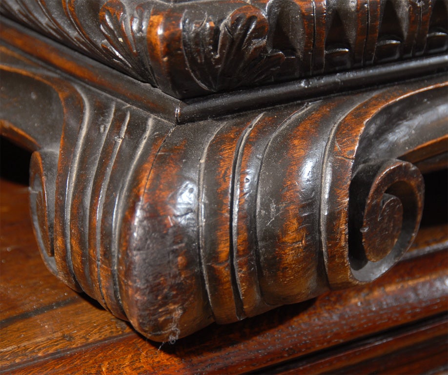 Carved Walnut Cassonne, Italy 19th Century 2