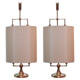 Vintage pair of Bagues table lamps
