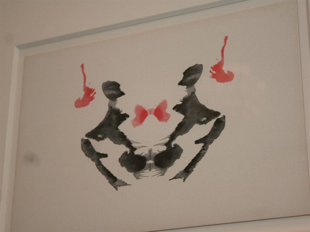 Set of Ten Framed 1940's Rorschach Plates For Sale 2