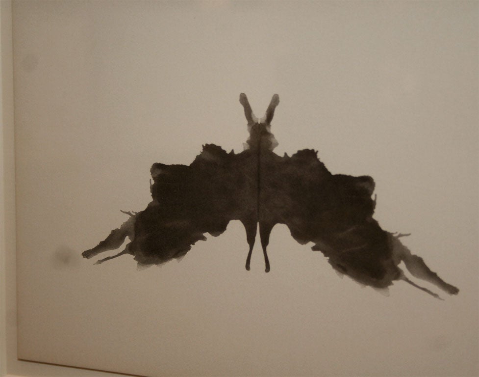 Set of Ten Framed 1940's Rorschach Plates For Sale 4