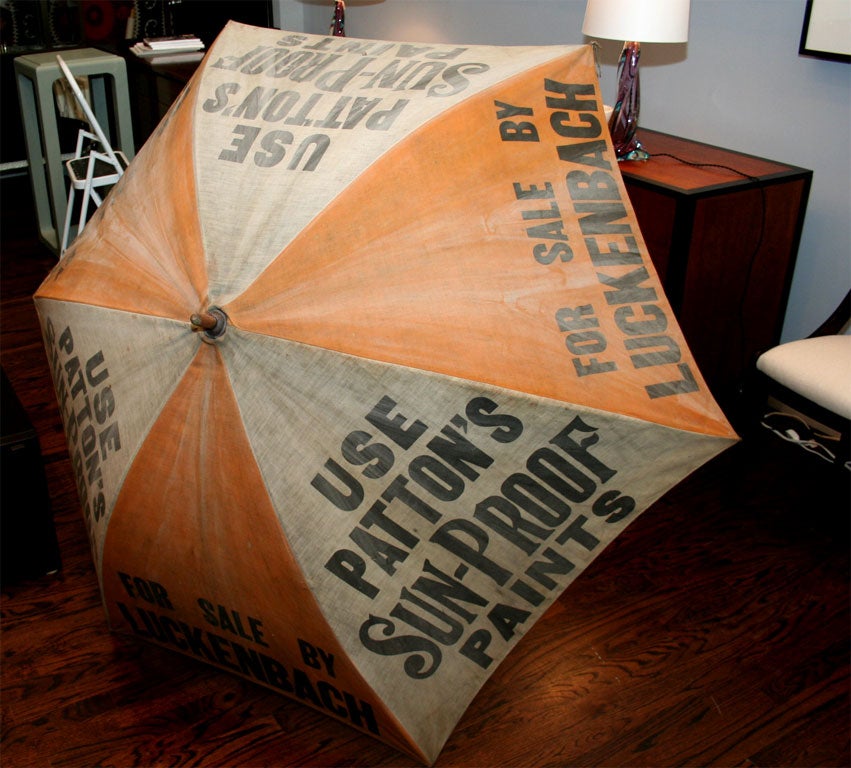 umbrella advertisement