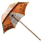 Vintage Advertising Market Umbrella