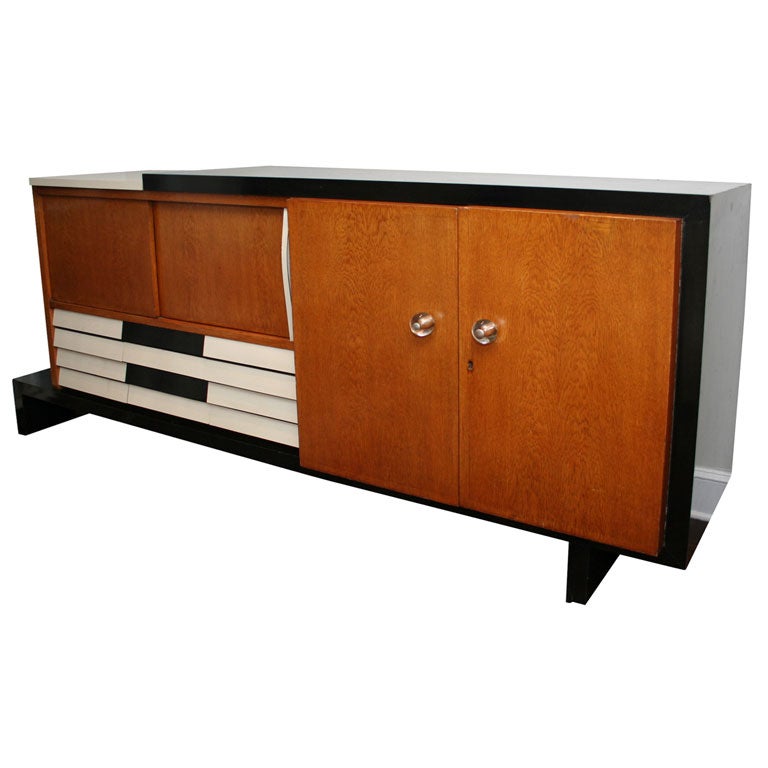 Large  Console with Bar by JA Motte For Sale