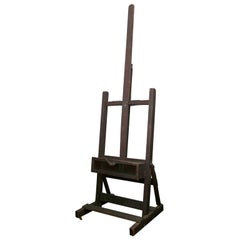 Early 20th Century Dark Oak Easel