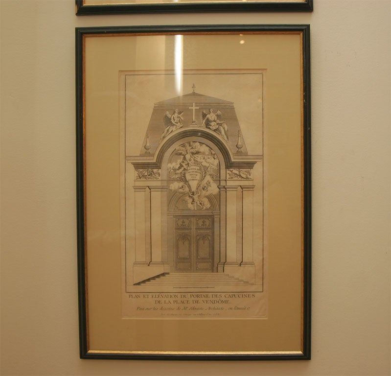 Set of Four Architectural Prints