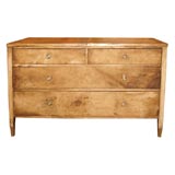 Mid-Century Leather Covered Commode