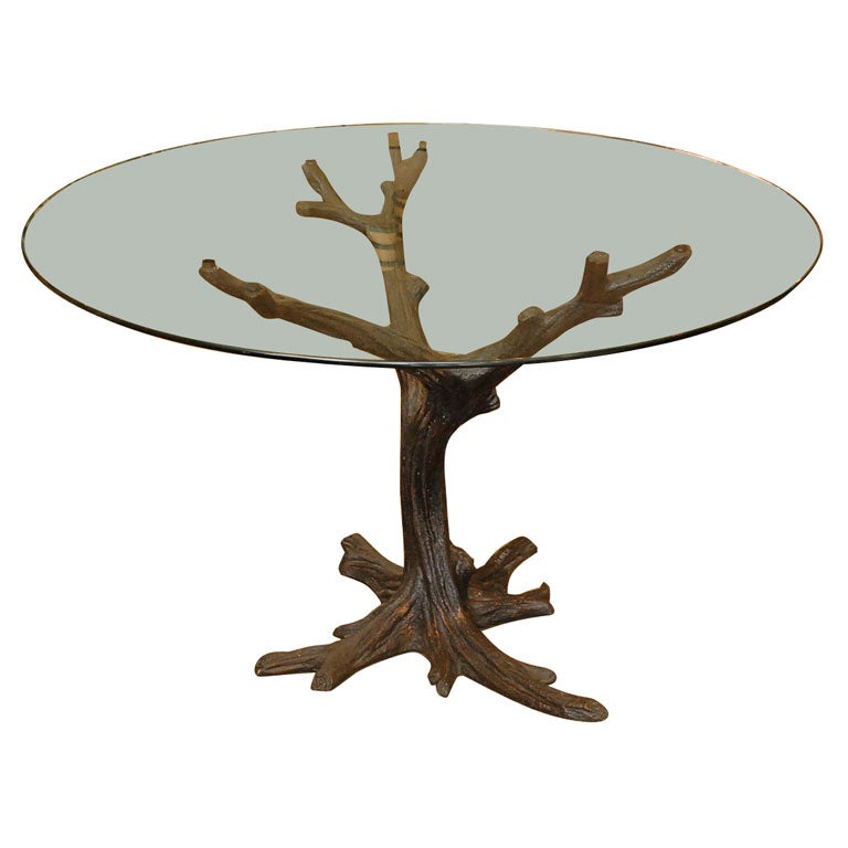Tree table base at 1stdibs