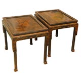 Pair Of Chinoiserie Side Tables