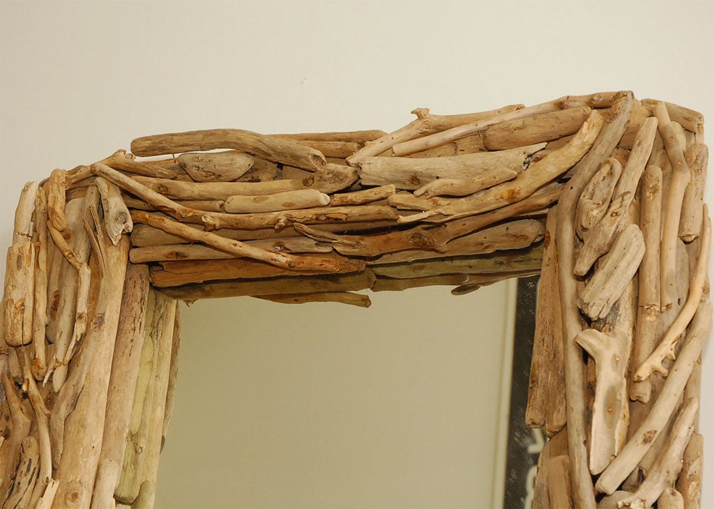 Pair of driftwood mirrors 4
