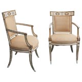 Pair of Neoclassical Armchairs