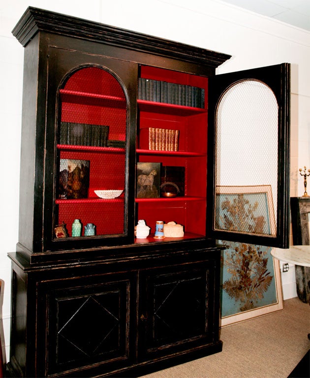 A Regency Style Painted Bookcase 1