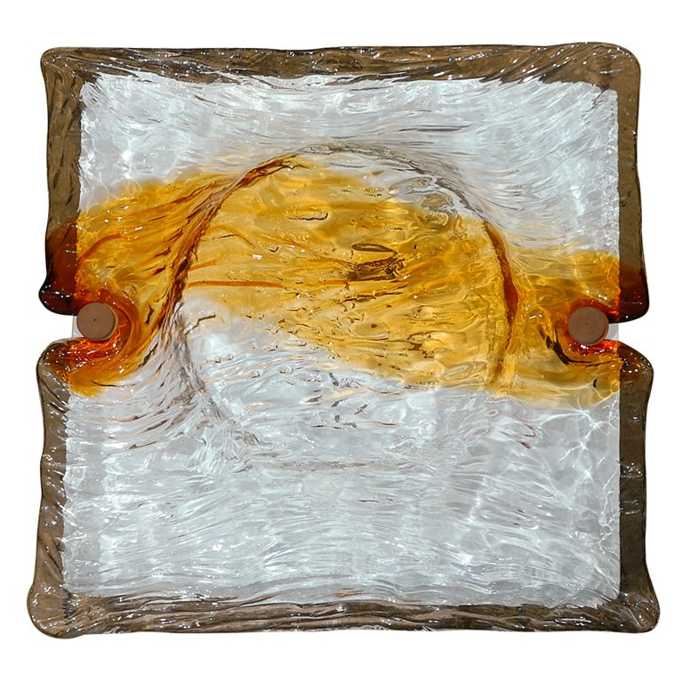 Large Venini "Patchwork" sconce/ wall mount / ceiling fixture