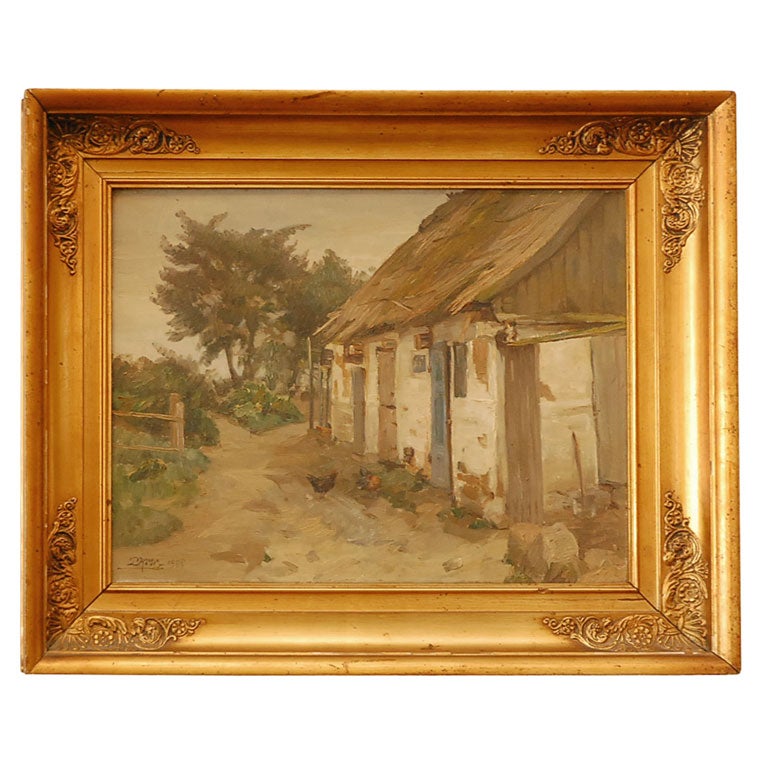 Oil Painting by Peter Klitz at 1stdibs