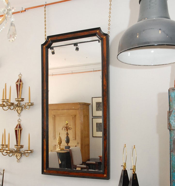 Chic bronze star French 40's mirror