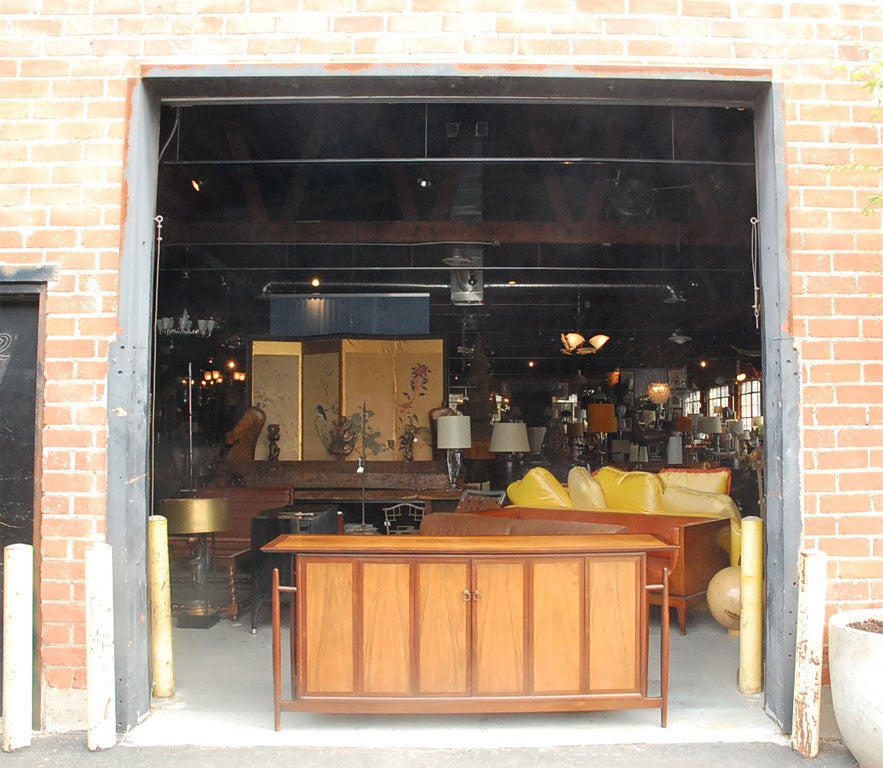 Unknown Walnut Credenza For Sale