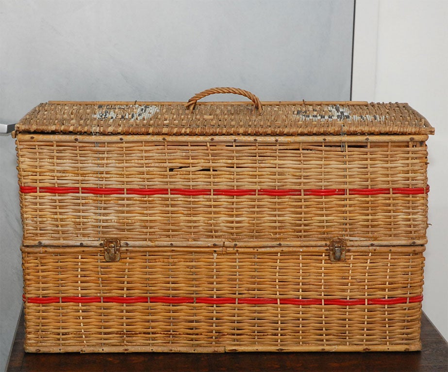 Mid-20th Century Pigeon Carrier Basket