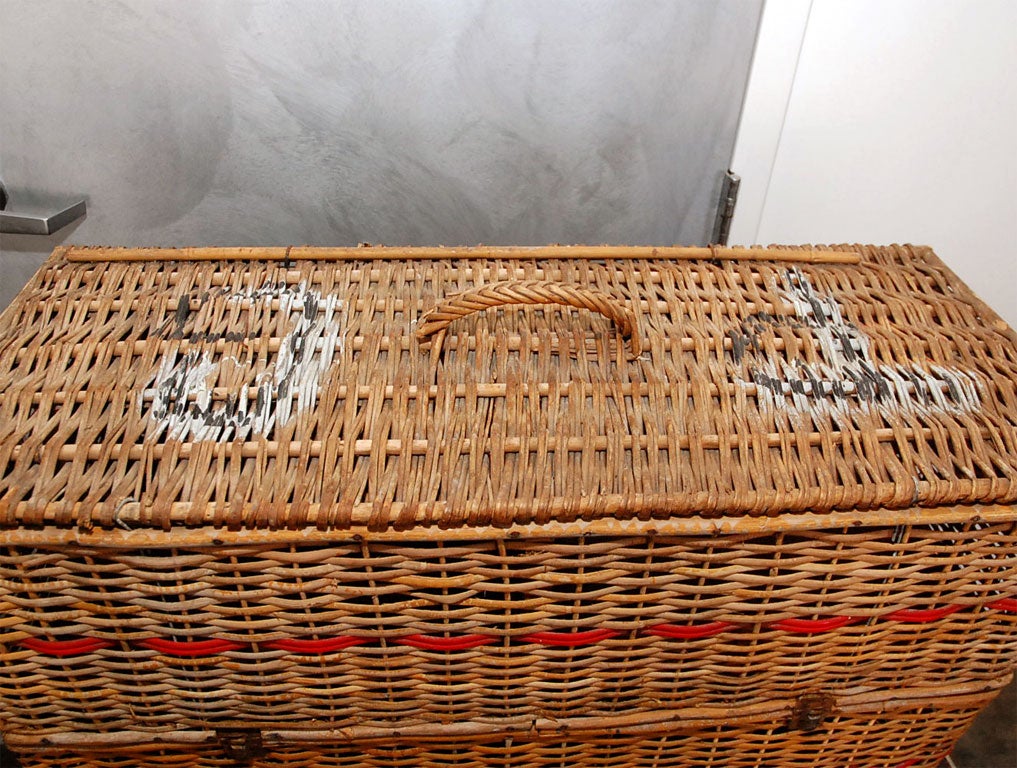 Wicker Pigeon Carrier Basket