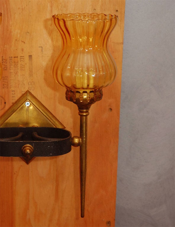 Other Pair of Two Light Sconces For Sale
