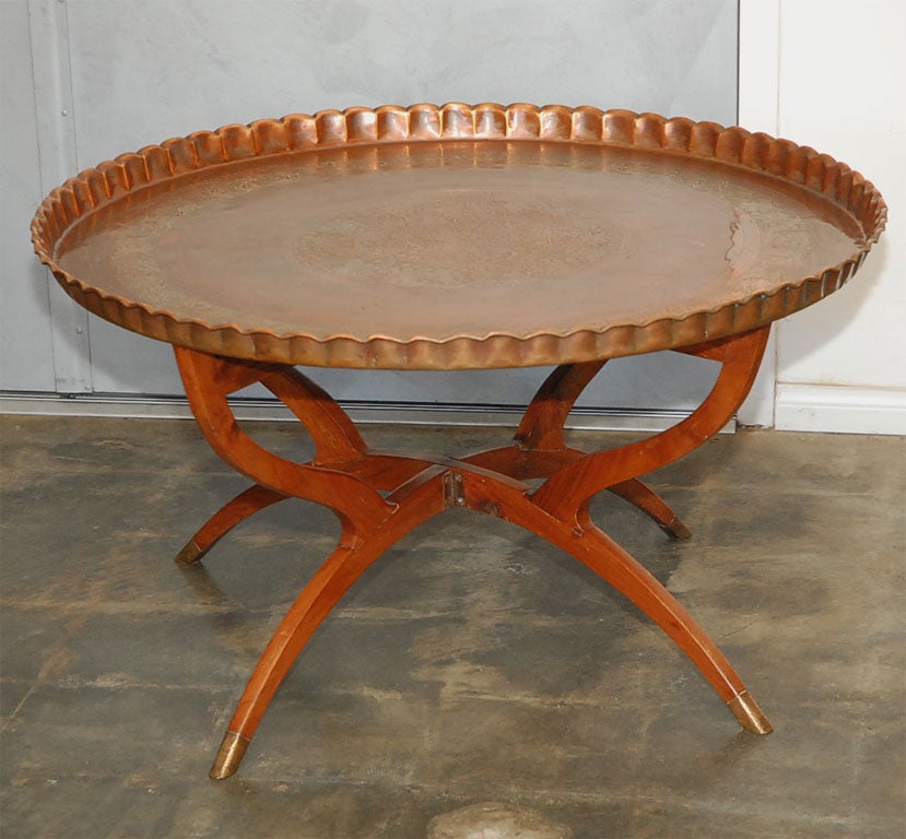 Tray top Table on Folding Stand