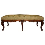 FRENCH LOUIS XV STYLE BENCH FRENCH LOUIS XV STYLE BENCH