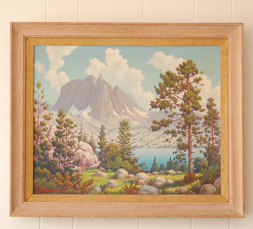 Plein Aire Oil Painting by Louis Legendre (Listed)
