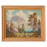 Plein Aire Oil Painting by Louis Legendre (Listed)