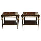 Atrractive Pair Side Tables in the Neo-Classical taste.