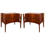 Sculptural Swedish Night Stands