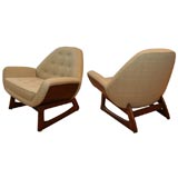 Sculptural Lounge Chairs
